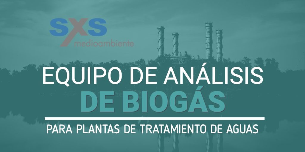 Equipo de análisis de biogás para plantas de tratamiento de aguas