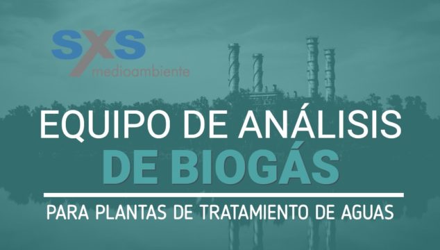 Equipo de análisis de biogás para plantas de tratamiento de aguas